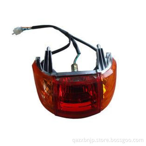 Custom motorcycle tail lights with plastic shells and Group
